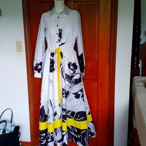 European Long Elegant dress